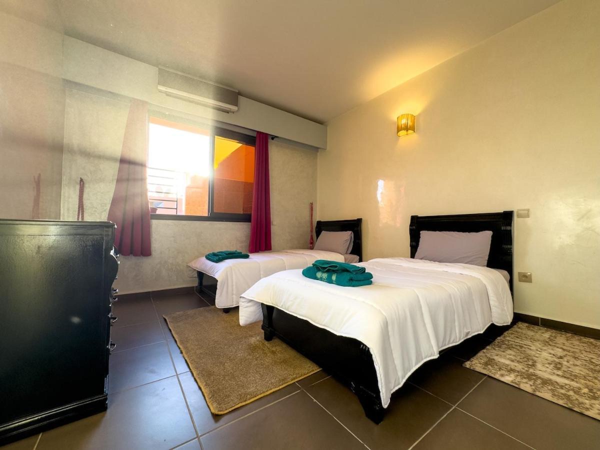 Apartment Marrakech 2-bedroom Apartment-2 Balconies Pool & Parking Near Majorelle *