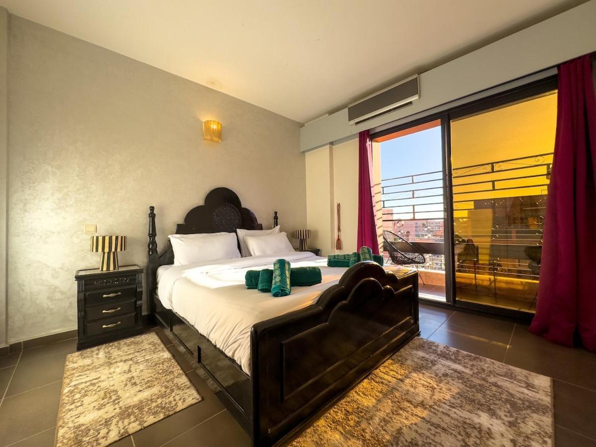 Marrakech 2-bedroom Apartment-2 Balconies Pool & Parking Near Majorelle